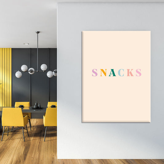 Snacks Canvas Print or Poster