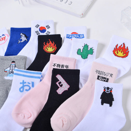 Summer Women Short Socks Harajuku Korea Japanese