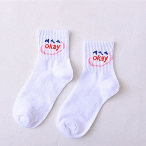 Summer Women Short Socks Harajuku Korea Japanese