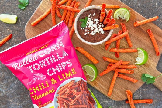 Trader Joe's Chili and Lime Flavored Rolled Corn Tortilla Chips,