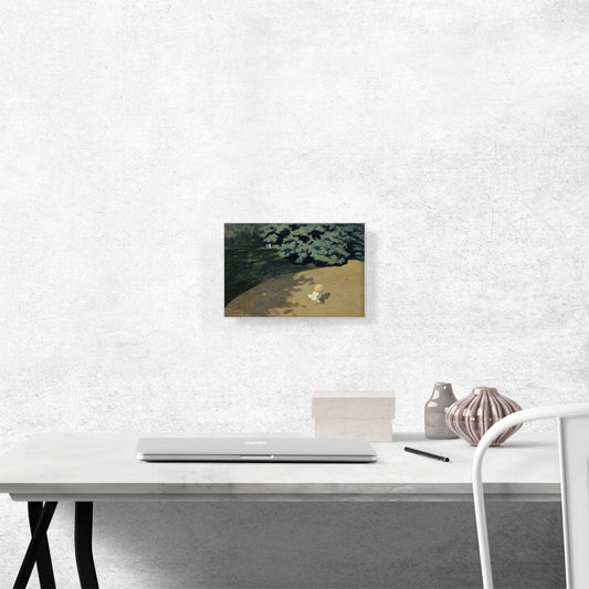 Playground With Child Playing Ball 1899