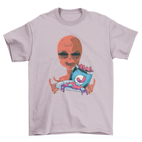 Alien Snacks Outer Space UFO Unisex Tshirt