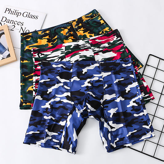 Men's Camouflage Convex Casual Sports Boxers