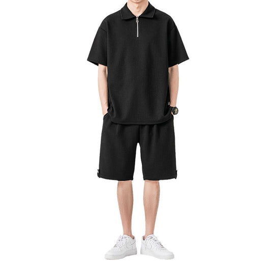 Polo Shirt Sports Shorts Trendy