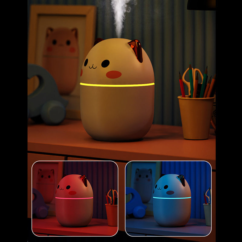 Air Humidifier Cute Cat Ultra-Silent USB Office Household Bedroom Car