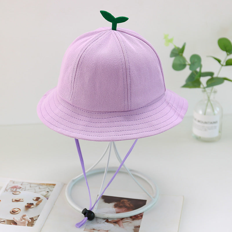 Removable Face Shield Baby Fisherman Hat