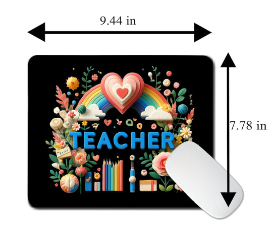 School Teacher Non-Slip Computer Mousepad Mouse Pad