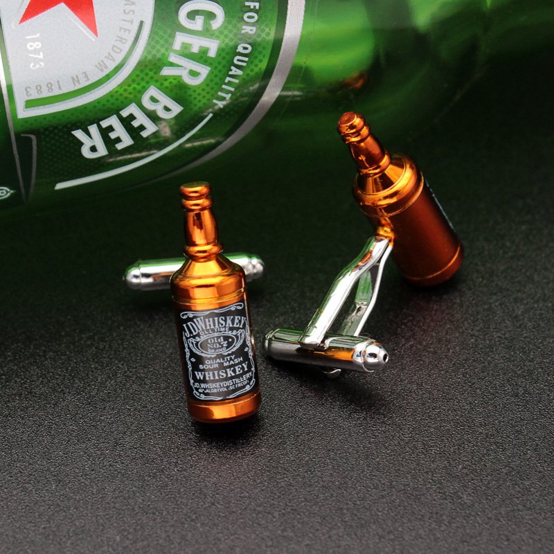 Whisky Bottle Cufflinks