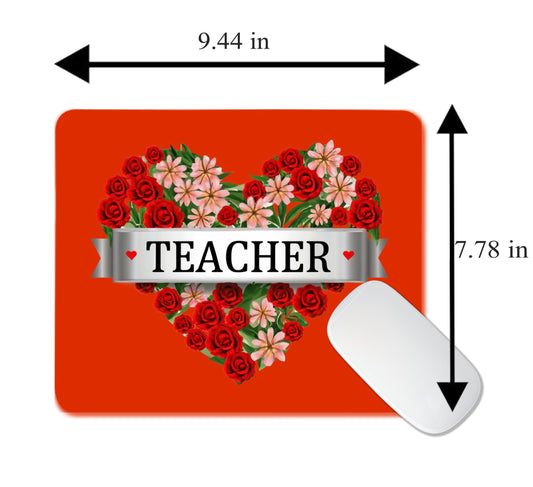 School Teacher Non-Slip Computer Mousepad Mouse Pad