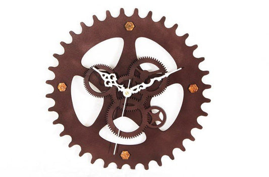 Continental Retro Gear Wall Clock