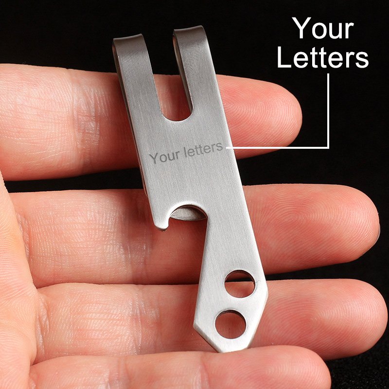 Bottle Opener Money Clip Keychain
