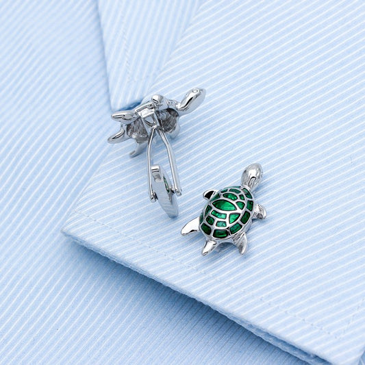 Green Turtle Cufflinks