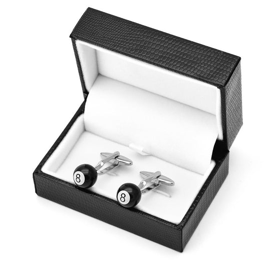Black 8 Cufflinks
