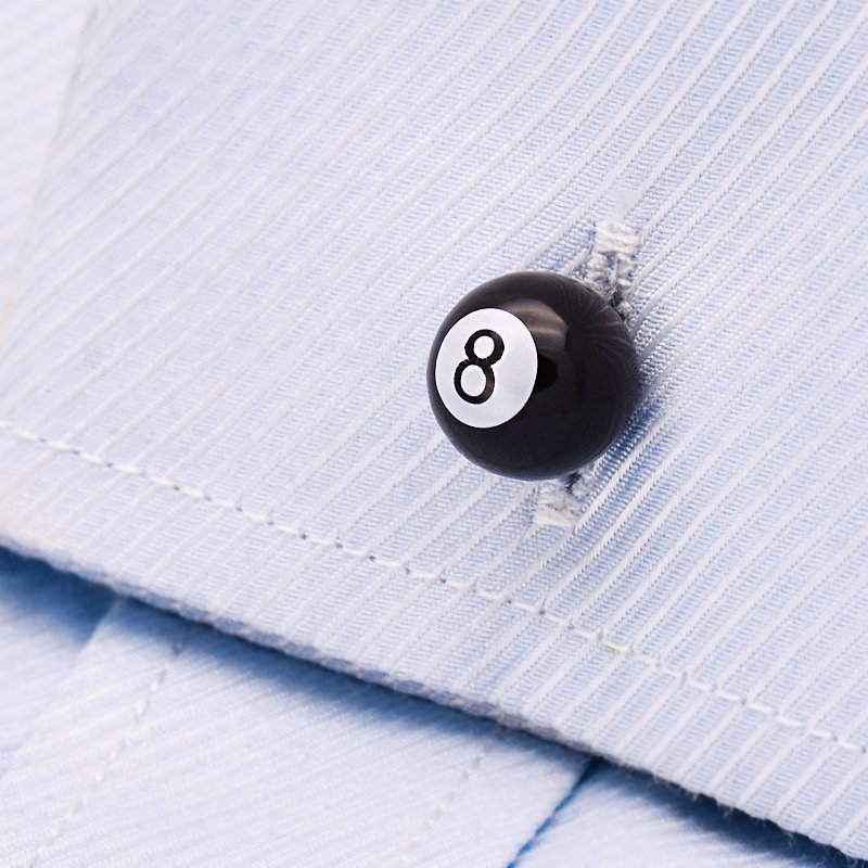 Black 8 Cufflinks