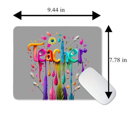 School Teacher Non-Slip Computer Mousepad Mouse Pad