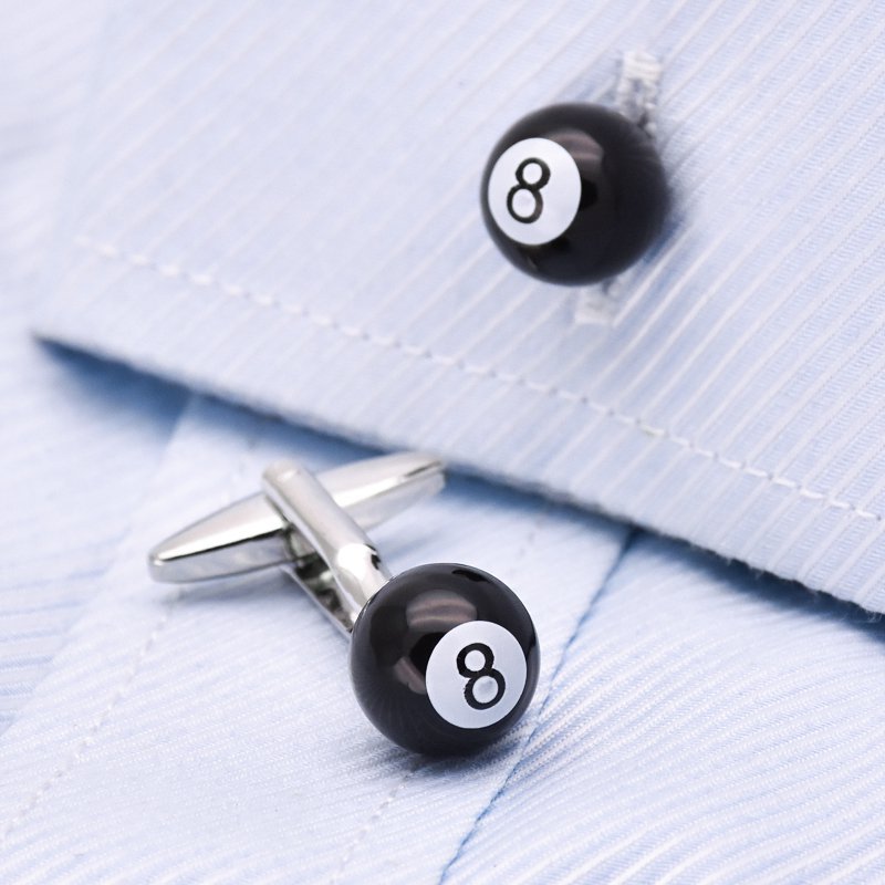 Black 8 Cufflinks