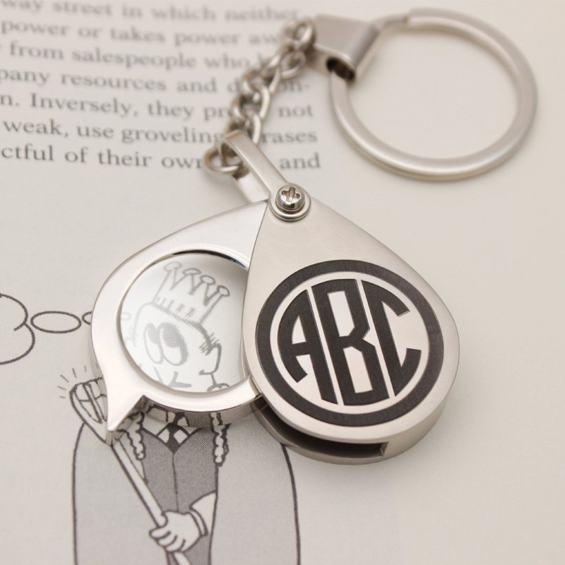 Mini Magnifier Keychain