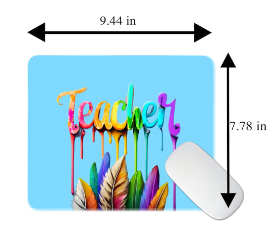 School Teacher Non-Slip Computer Mousepad Mouse Pad