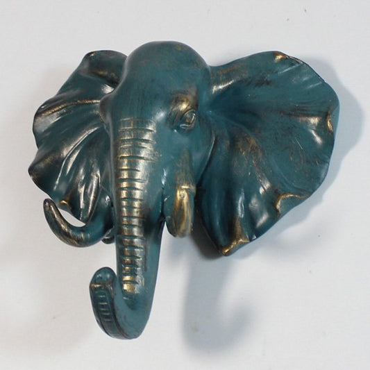Resin Elephant Head Hook