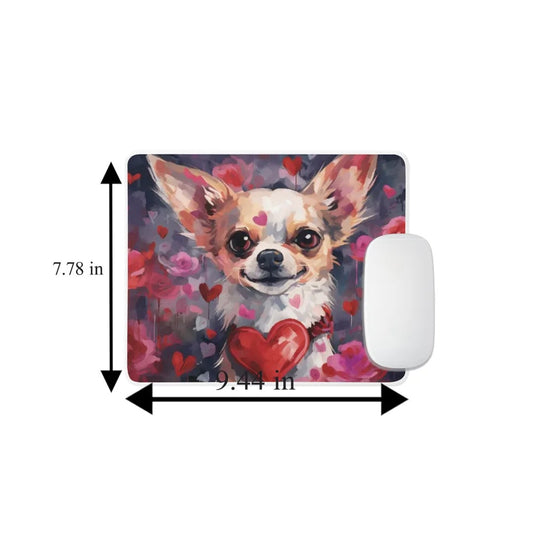Sweetheart Dog Chihuahua Non-Slip Rubber Mousepad