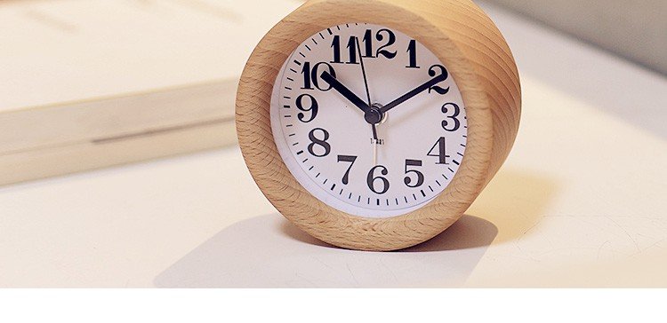 Wooden Luminous Alarm Clock