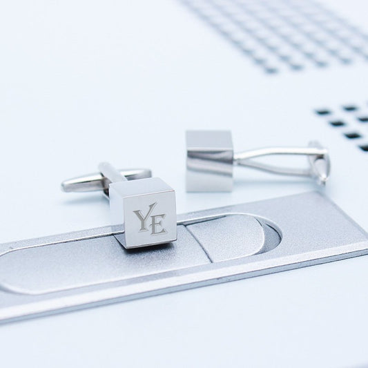Personalized Iron Cube Cufflinks