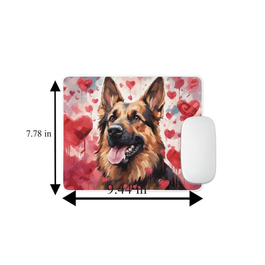 Sweetheart Dog German Shepherd Non-Slip Rubber Mousepad