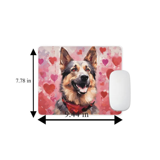 Sweetheart Dog German Shepherd Non-Slip Rubber Mousepad