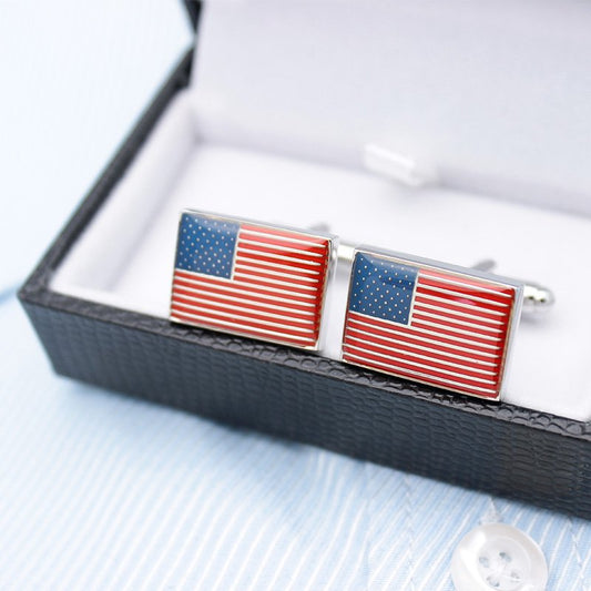 The United States Flag Cufflinks