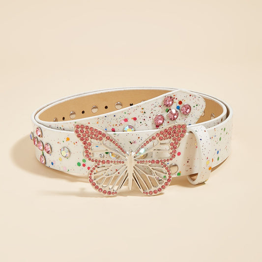 Female Decorative Rhinestone Belt