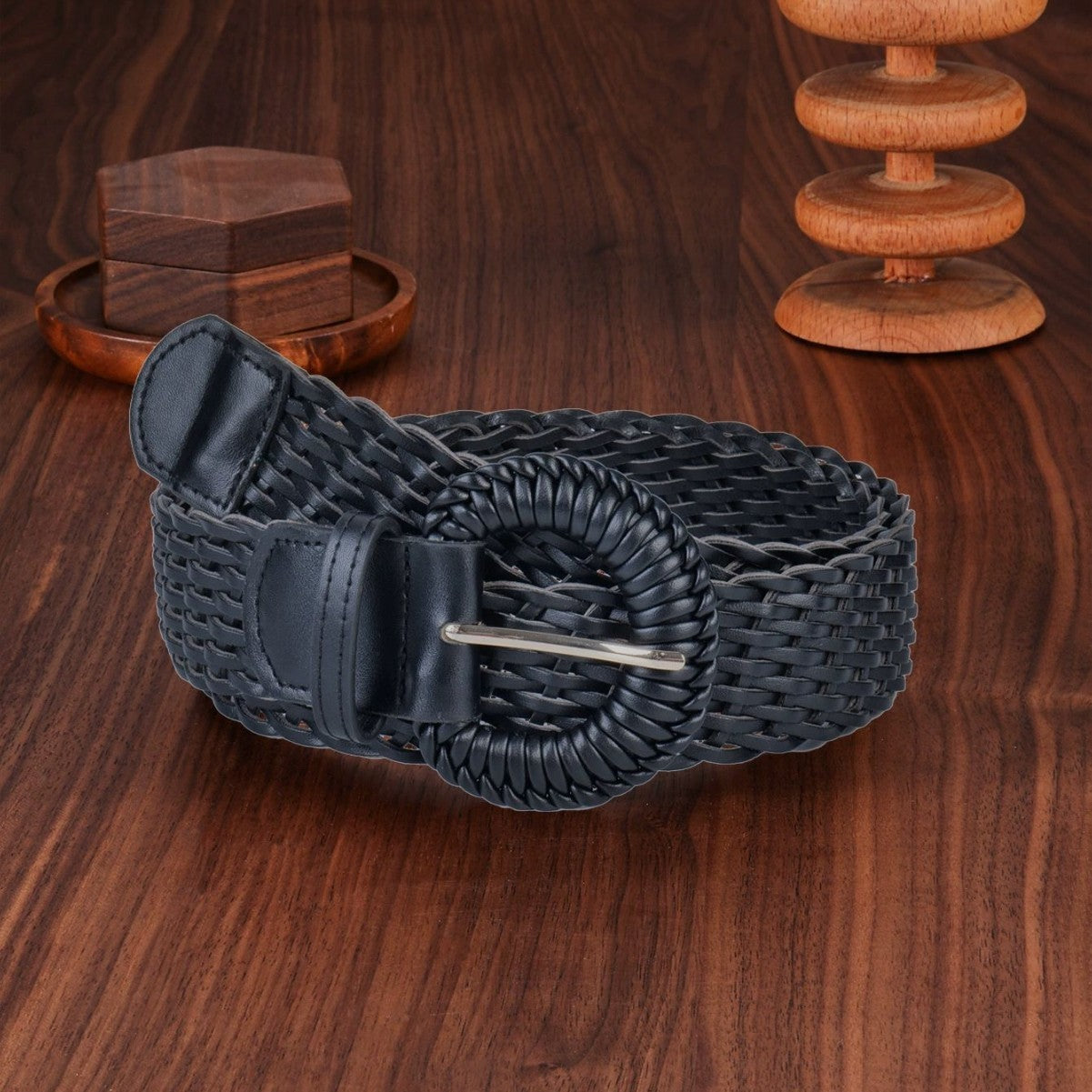 Women's Handmade Woven Leather Belt