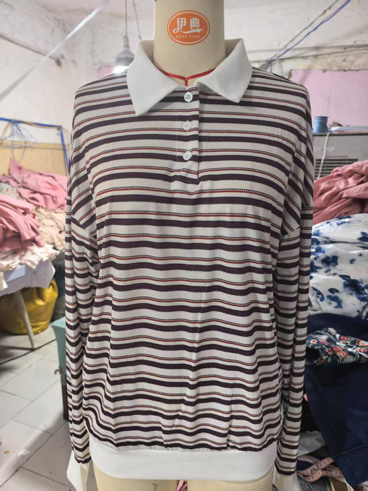 Collar Casual Long Sleeve Sweater