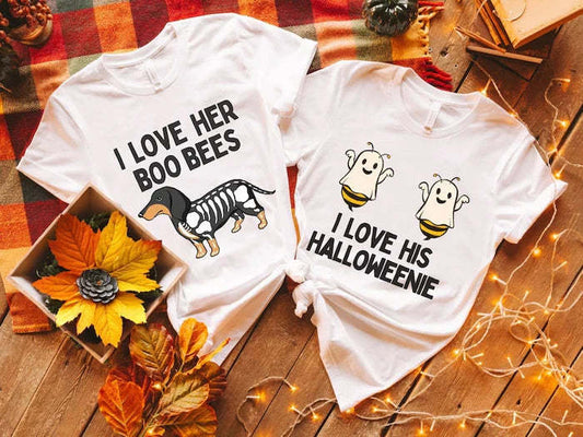 Matching Halloween Couple Shirt