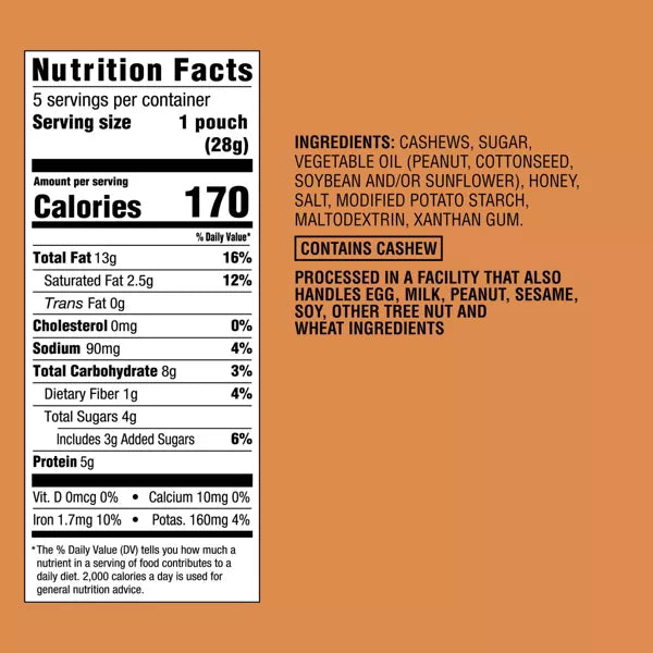Good & Gather Honey Roasted Cashews & Milk Chocolate Cashews, 10oz/10c