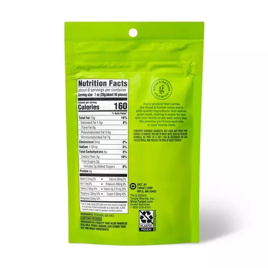 Good & Gather Sea Salt Dry Roasted Pistachio Kernels, 5.5oz.