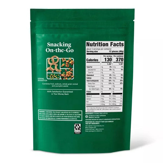 Good & Gather Organic Dried Unsweetened Apple Rings Snacks, 4oz.