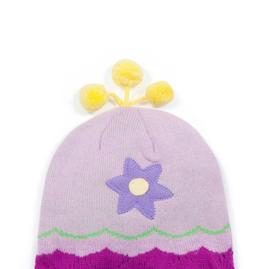 Lotus Flower Knit Hat