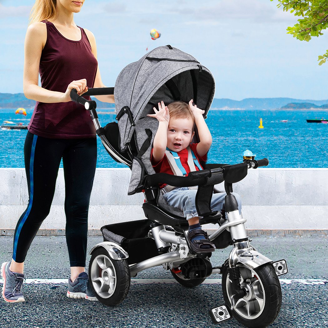 BoPeep 5in1 Kids Tricycle Walker Balance Bike Baby Prams Toddler