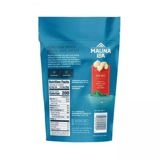 Mauna Loa Hawaiian Sea Salt Macadamia Nuts, 4oz.