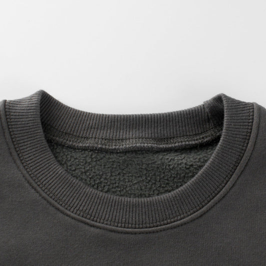 Baby Boy Slogan Print Pattern Korean Style Fleece Hoodie