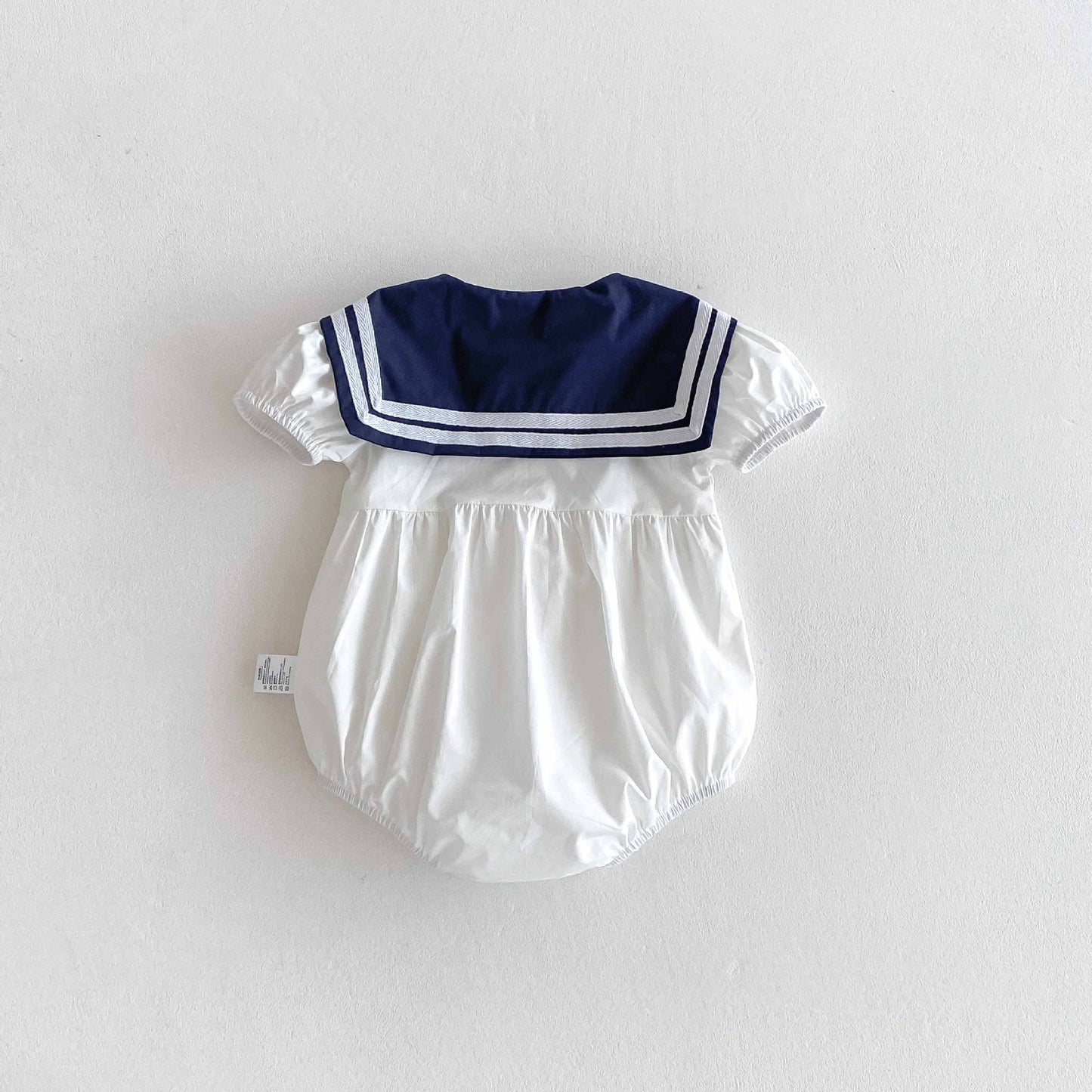 Summer Arrival Baby Girls Cute Preppy Short Sleeves Butterfly-bow