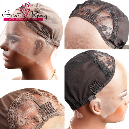 Greatremy Lace Wig Caps for Making Wig Swiss Lace Front Cap with