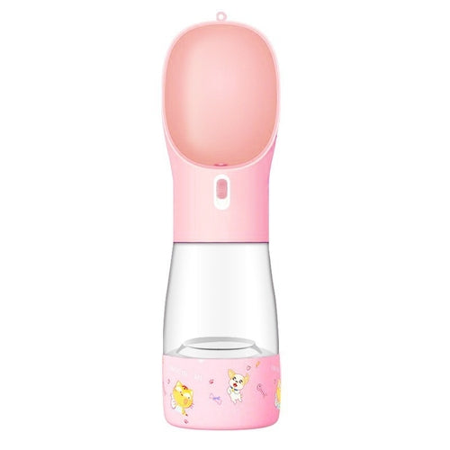 Pet Dog Water Bottle Feeder Bowl Portable Water Food Bottle Pets