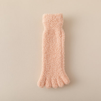 Women's Fleece-lined Toe Socks