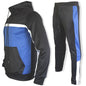 Men's Fashion Trendy Brand Contrast Color Sweatshirt Trousers Two-piece Set