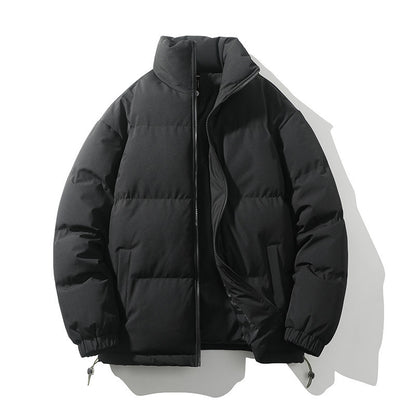 Men's Stand Collar Loose And Warm Down Coat