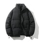 Men's Stand Collar Loose And Warm Down Coat