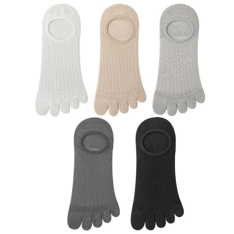 Five-finger Men's Summer Cotton Socks