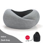 Soft Memory Foam Travel Neck Pillow U Shape Adjustable Support