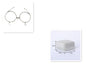 2Pcs Sun Moon Charm Magnet Attraction Stainless Steel Bracelets For